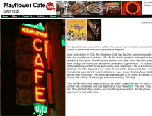 Tablet Screenshot of mayflowercafems.com